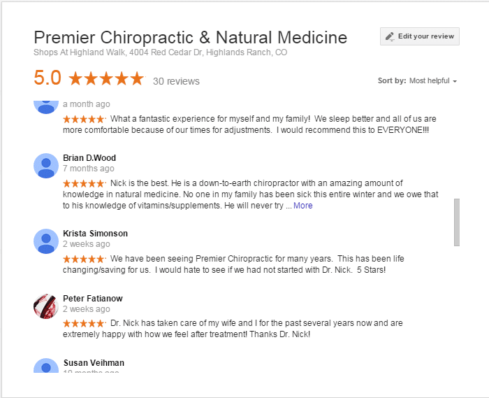 Premier Chiropractic & Natural Medicine